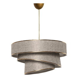 Opviq Lámpara de araña Couper - Beige, Gold